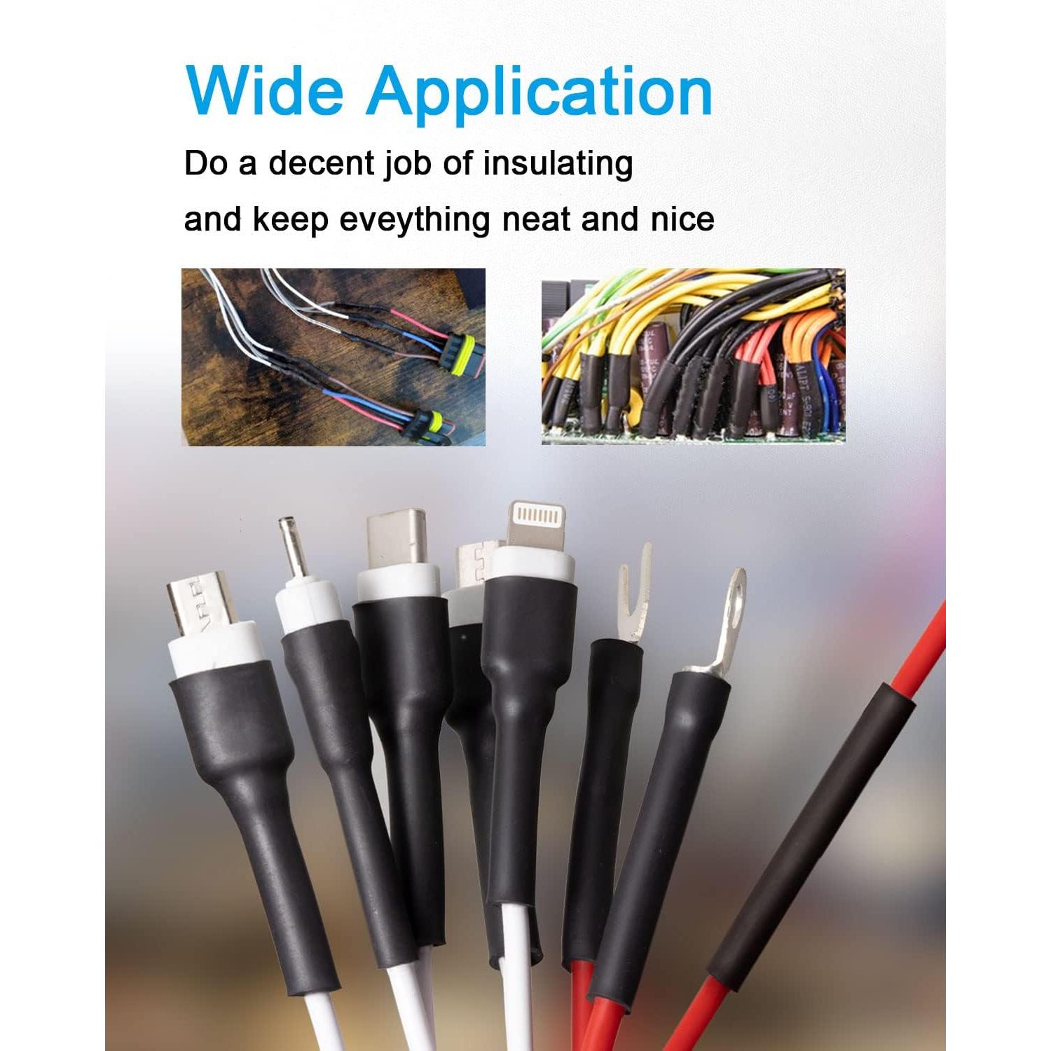 Kit de Tubos Termocontraíbles MILAPEAK 650 PCS 8 Tamaños