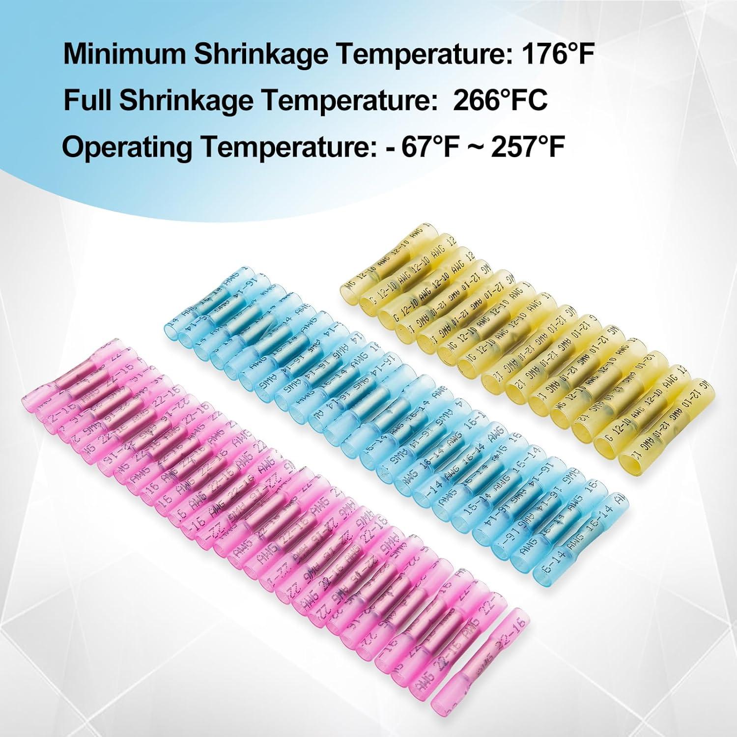 1500 Conectores Termorretráctiles Aislados AccEncyc 16-14 AWG