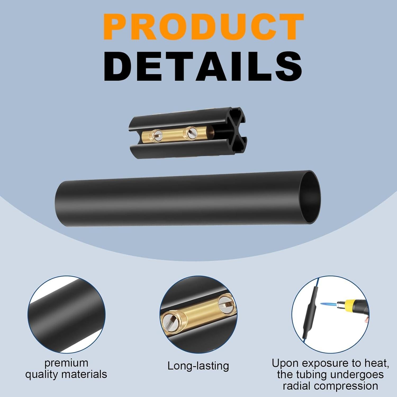 Kit de Conexión Subterránea Impermeable Swess 2 Paquetes 600V