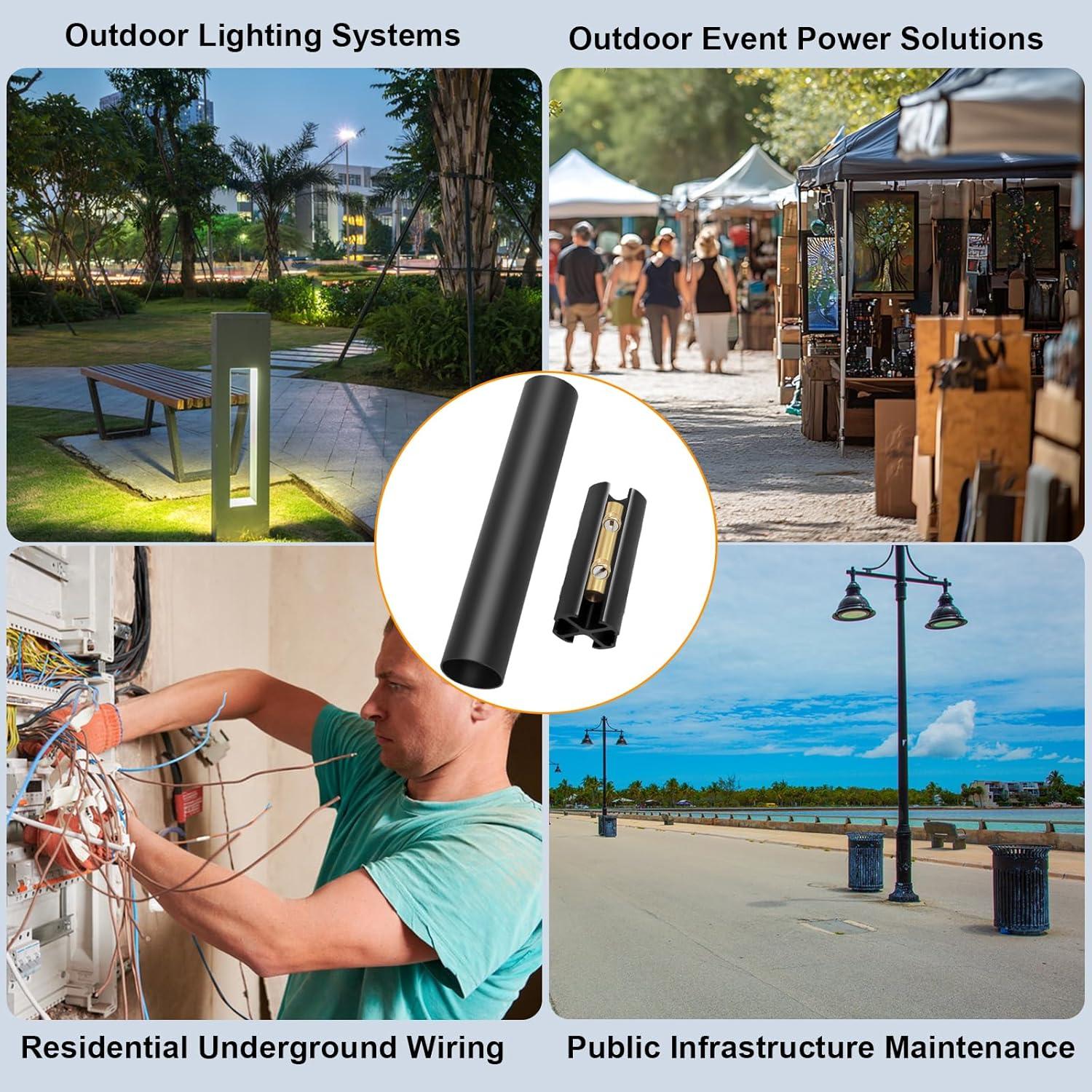 Kit de Conexión Subterránea Impermeable Swess 2 Paquetes 600V