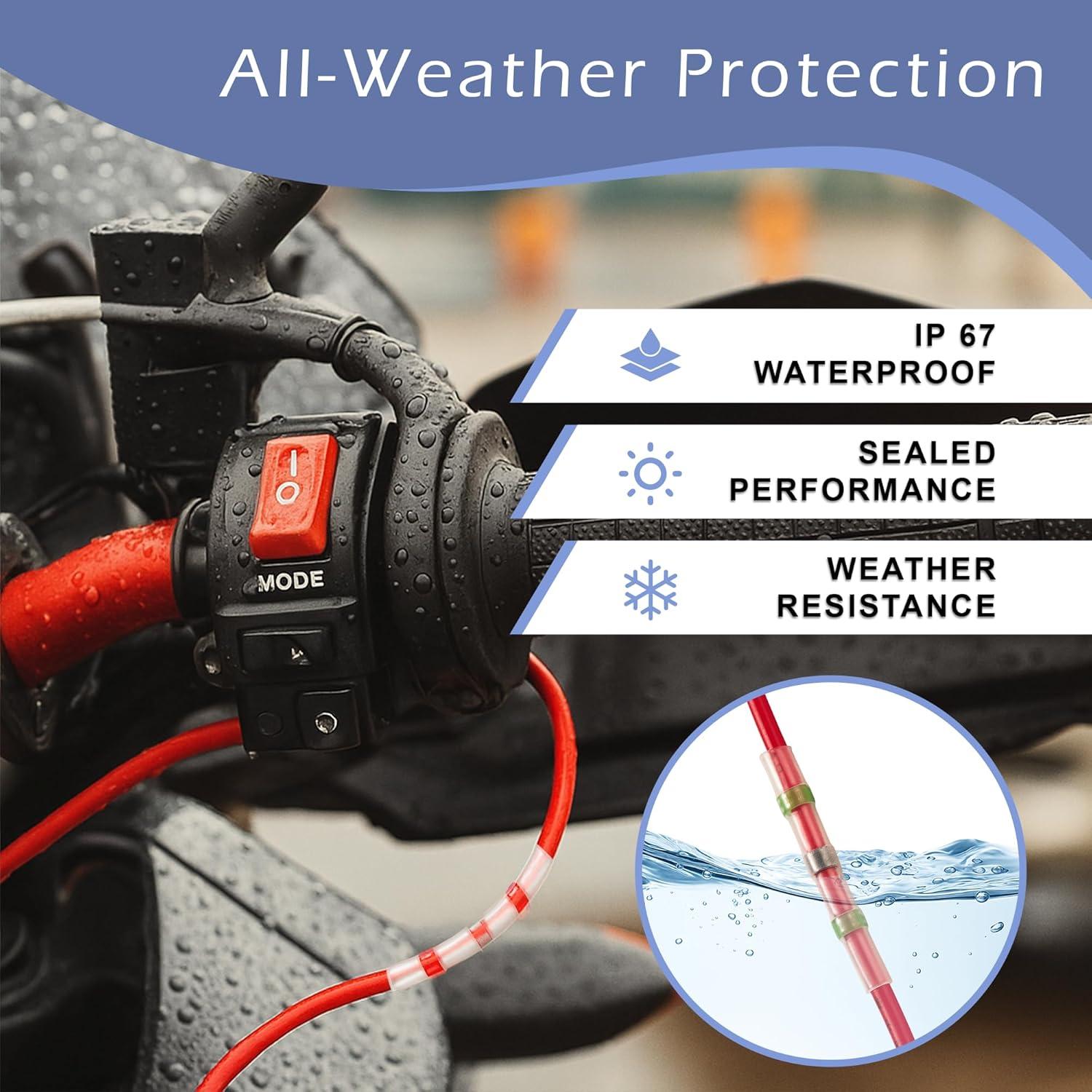 Kit de Conectores de Cable Solder Seal 400PCS Blazewraps