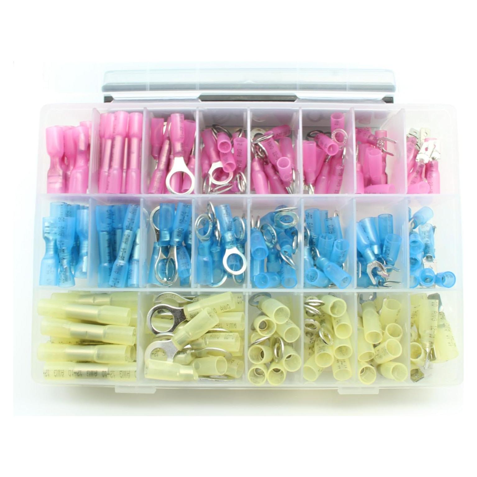 Kit de Conectores de Cable Termoretráctiles TMAX 250 Piezas