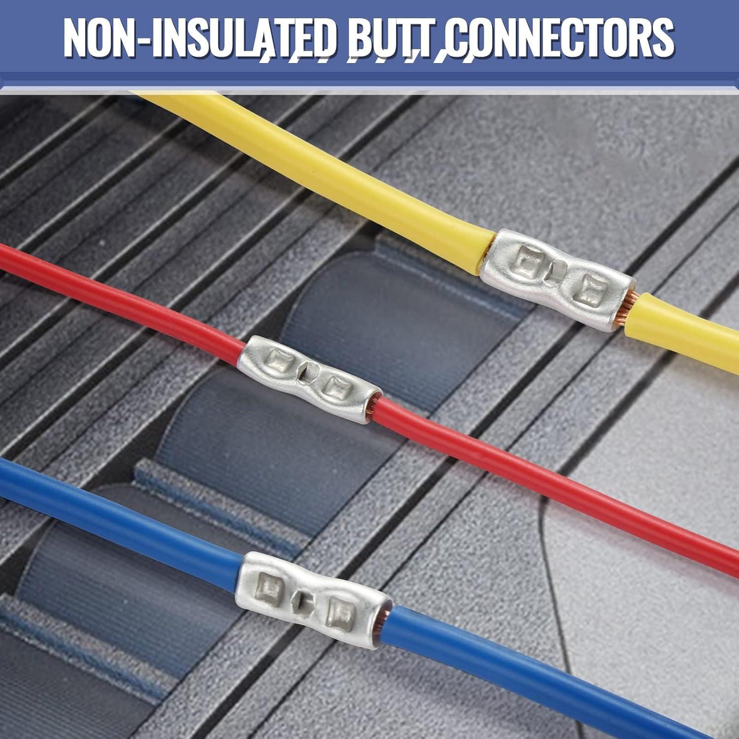Kit de Conectores de Empalme No Aislados Sopoby 460PCS 24-8 Gauge