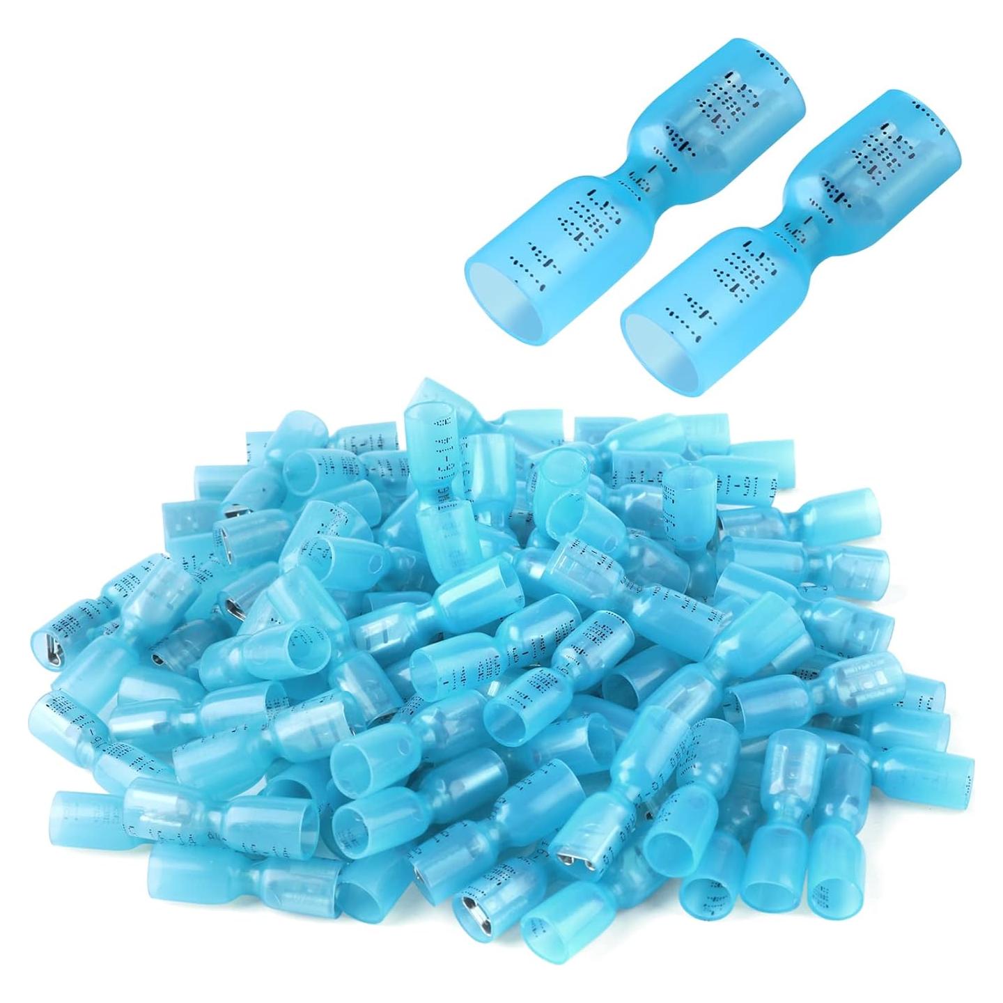 100 Conectores Rápidos Térmicos Impermeables VAMRONE 16-14 AWG