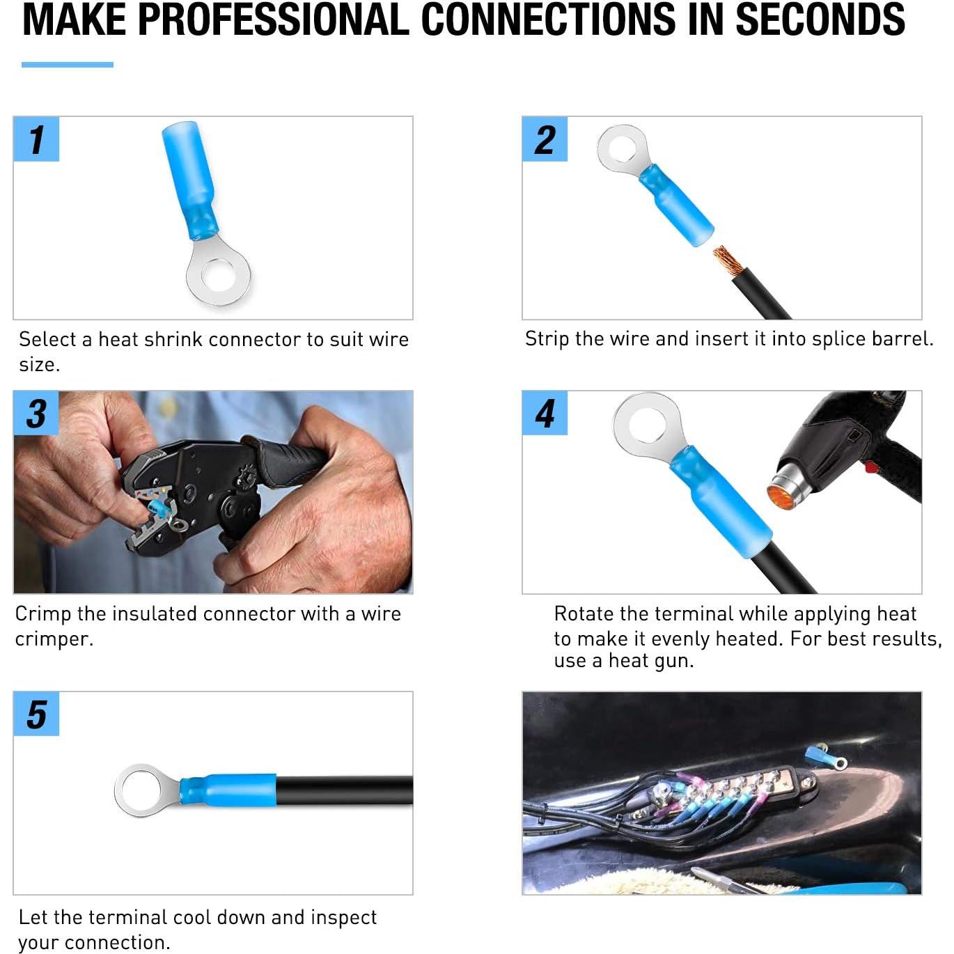 Kit 540 Conectores de Cable Termoretráctiles Nilight