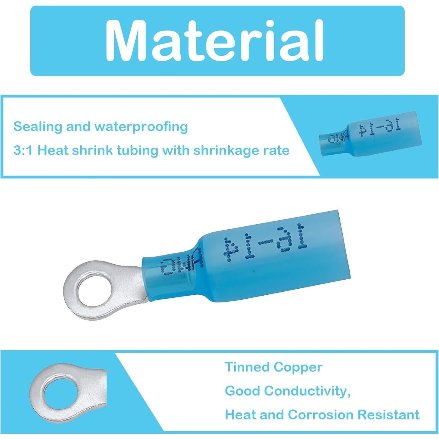 Kit de 120 Conectores Eléctricos Rápidos 22-10 AWG 16 Gauge