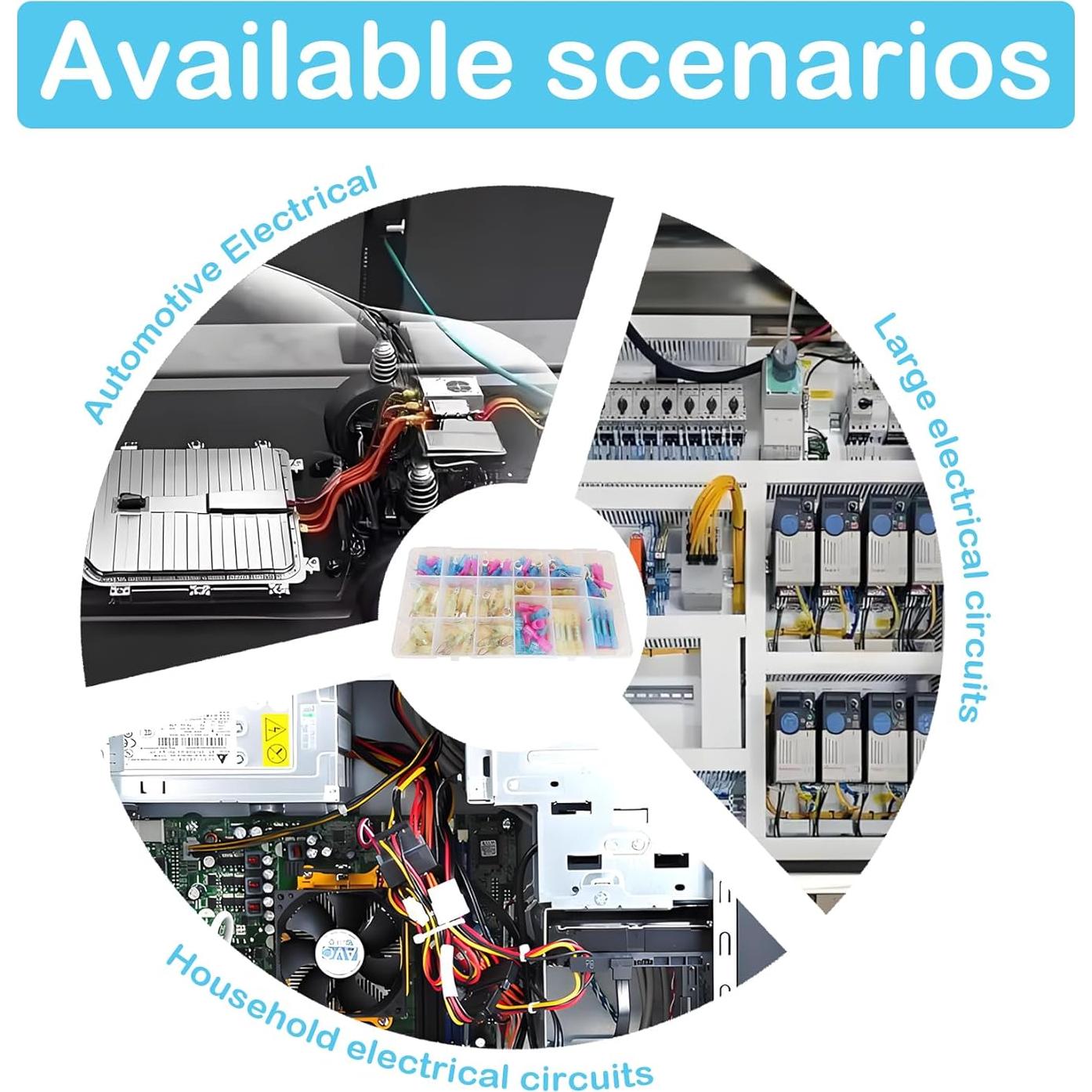 Kit de 120 Conectores Eléctricos Rápidos 22-10 AWG 16 Gauge