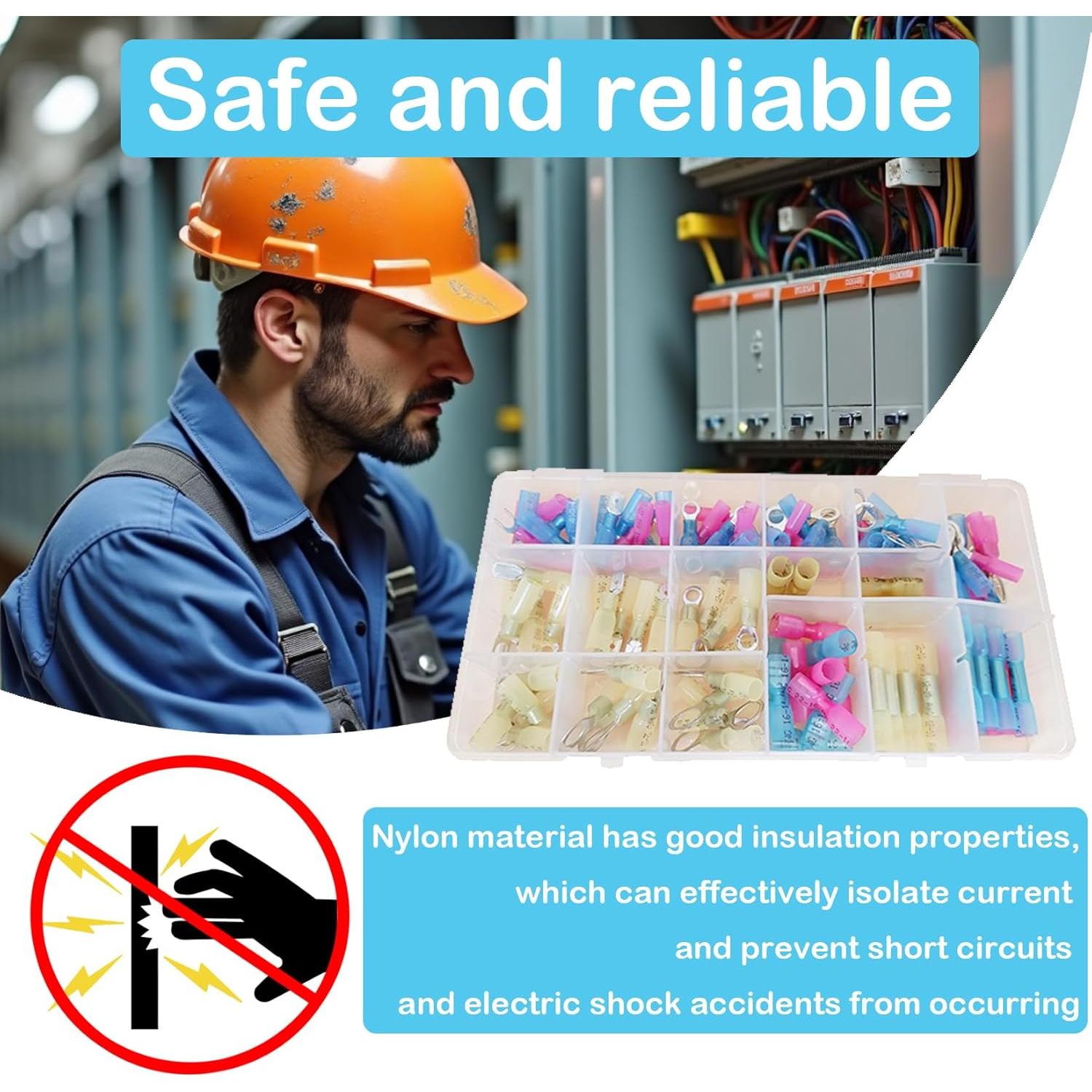 Kit de 120 Conectores Eléctricos Rápidos 22-10 AWG 16 Gauge