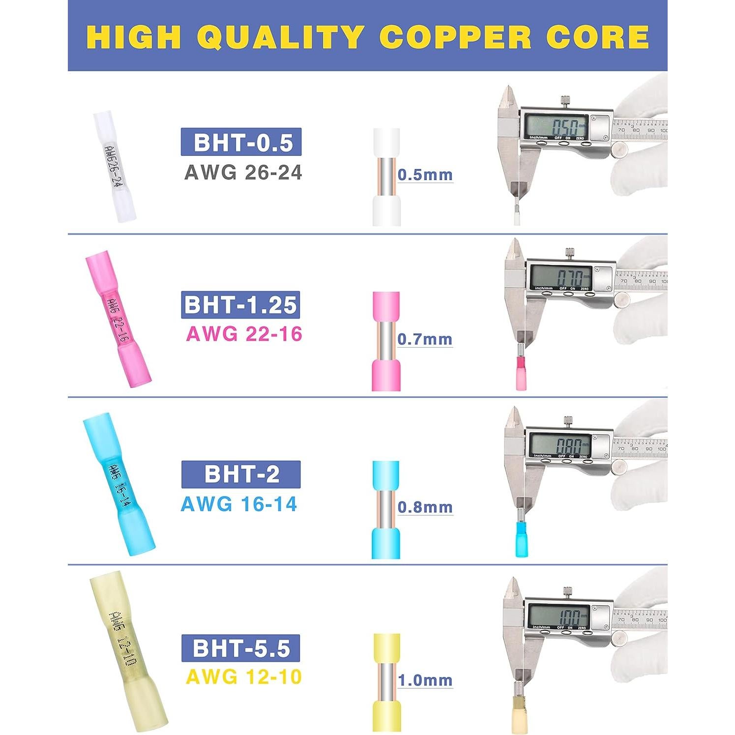 Kit de Conectores Termocontraíbles Haisstronica 330PCS - Impermeables