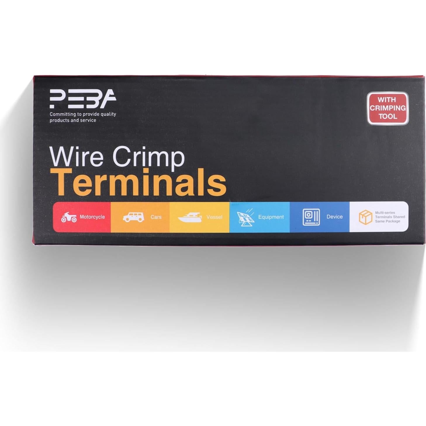 Herramienta de Crimpado PEBA con 110 Conectores Termorretráctiles