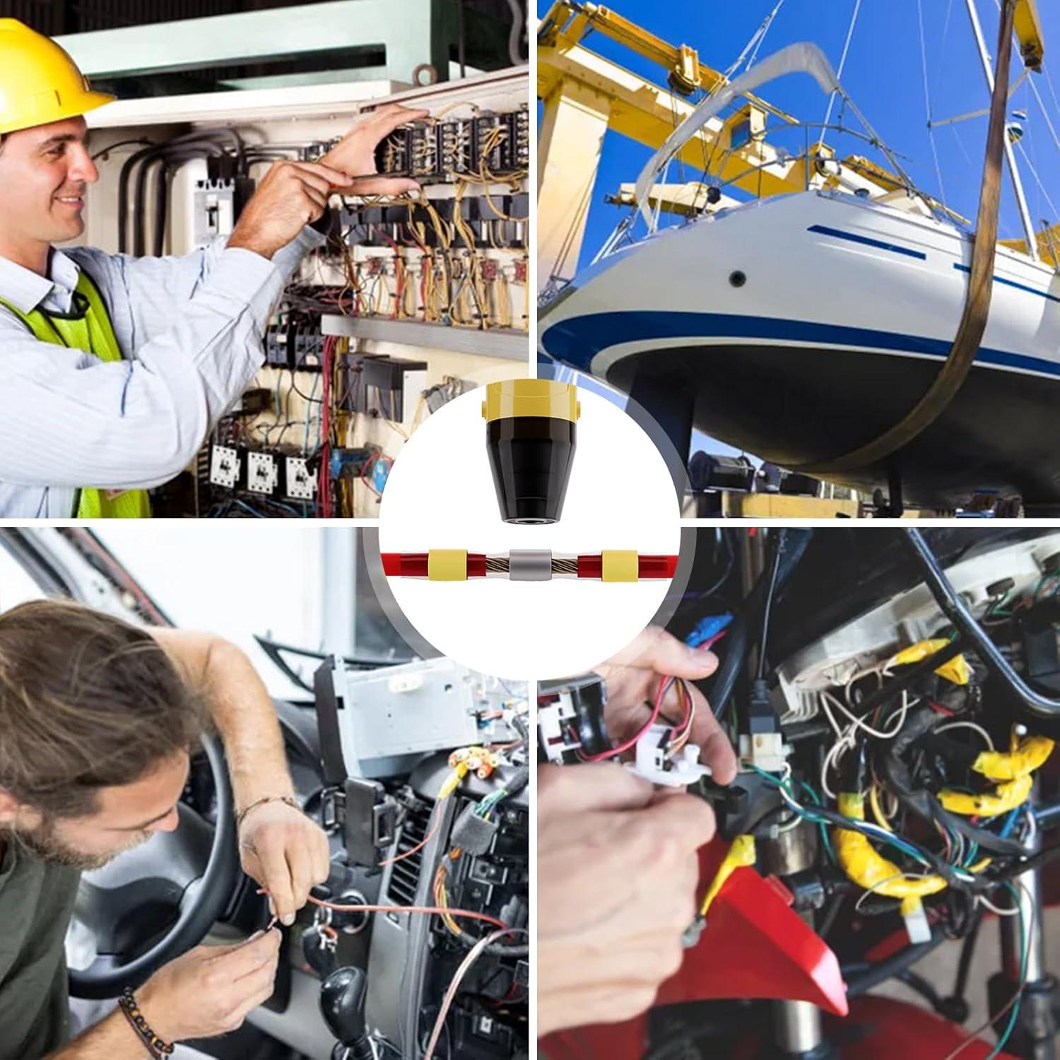 Conectores de Cable 810 PCS con Pistola de Calor Jovlalis