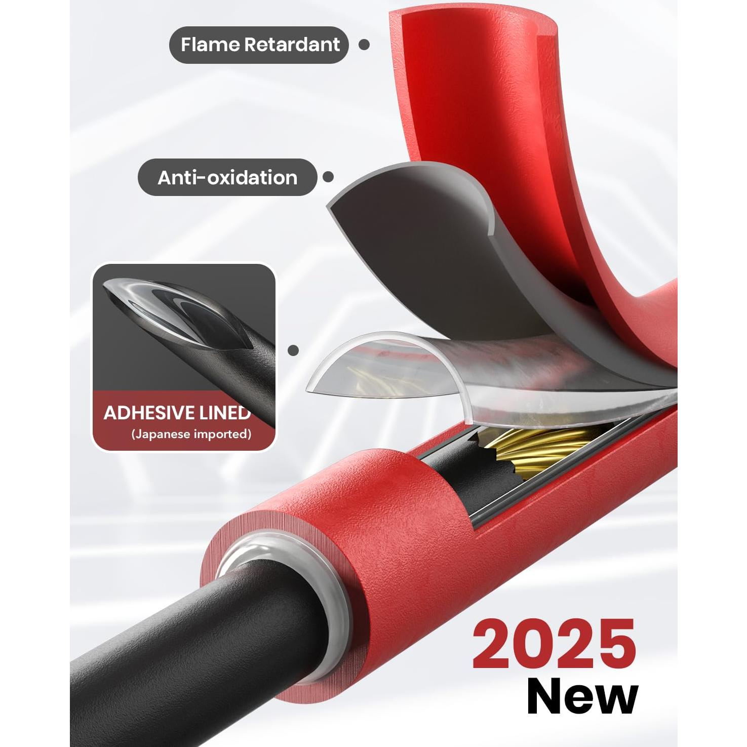 Kit de Tubos Termocontraíbles Eventronic 4:1 - 400 Pcs Adhesivo