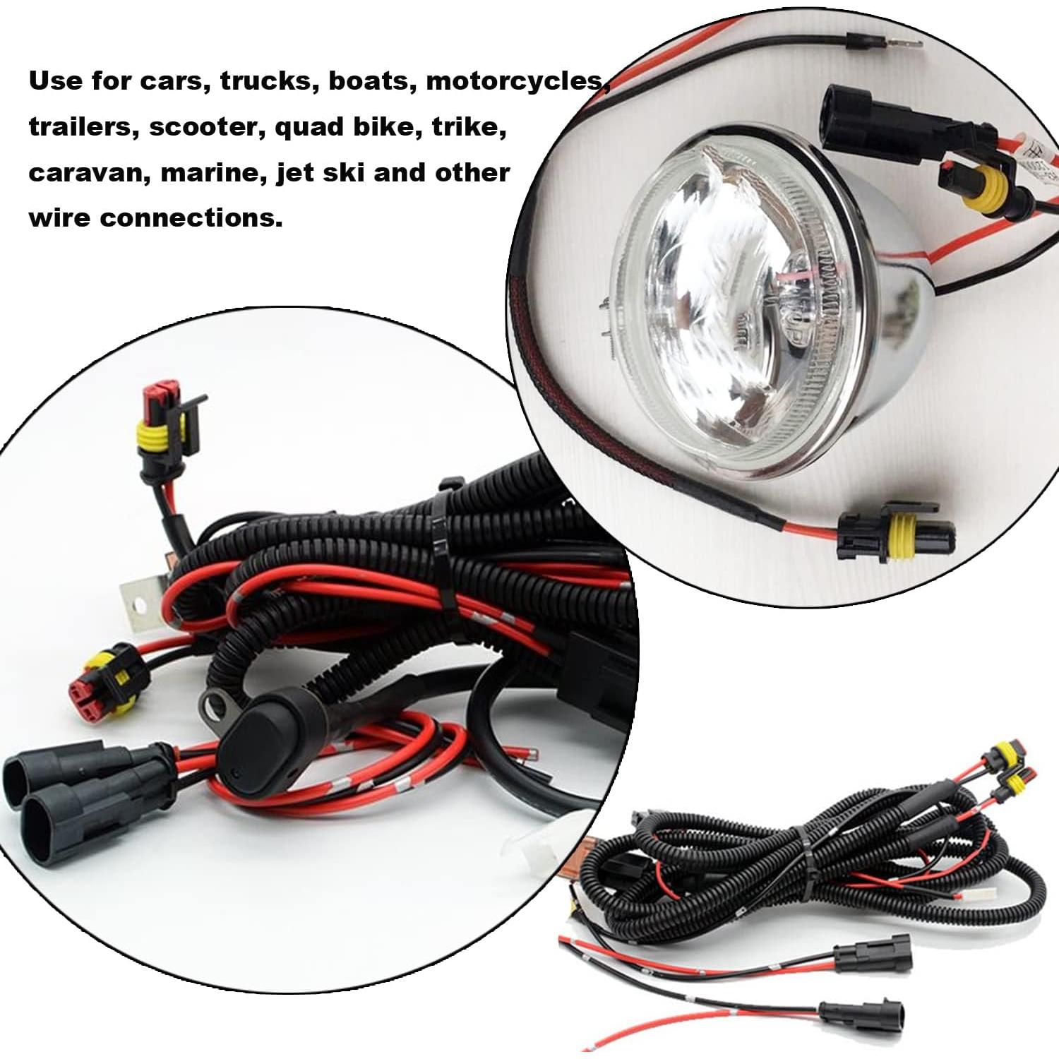 Kit de Conectores Eléctricos a Prueba de Agua 4 Pines Twippo 16 AWG