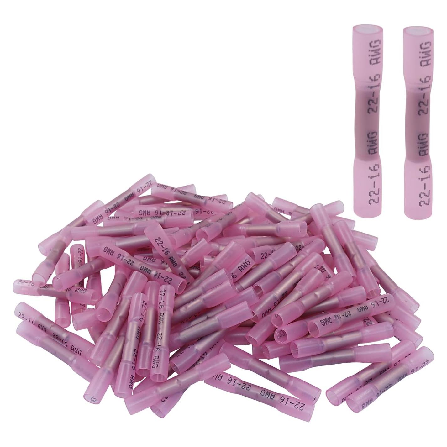Conectores de Empalme Termocontraíbles Murtenze 22-16 AWG 100 Pcs