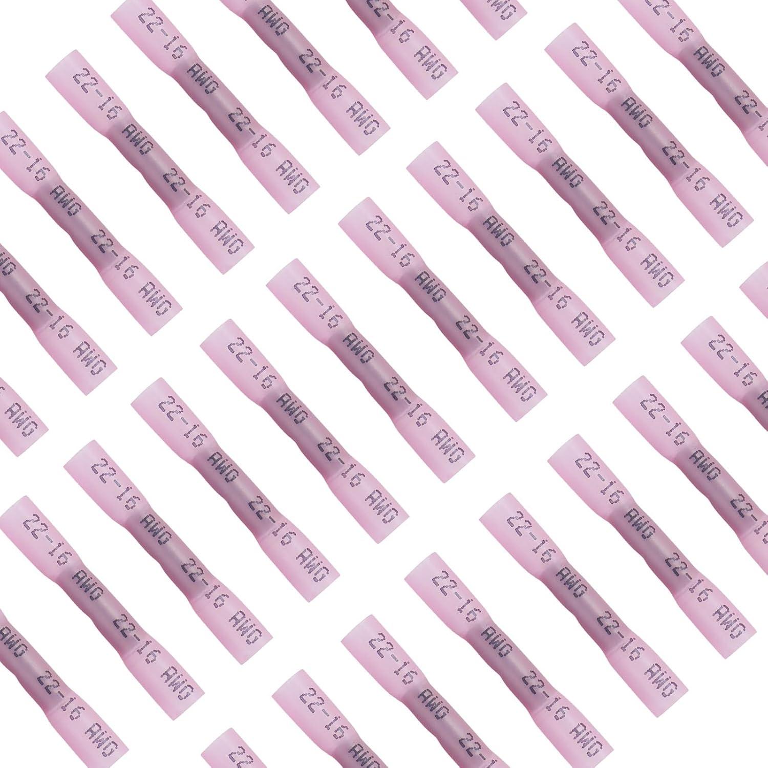 Conectores de Empalme Termocontraíbles Murtenze 22-16 AWG 100 Pcs