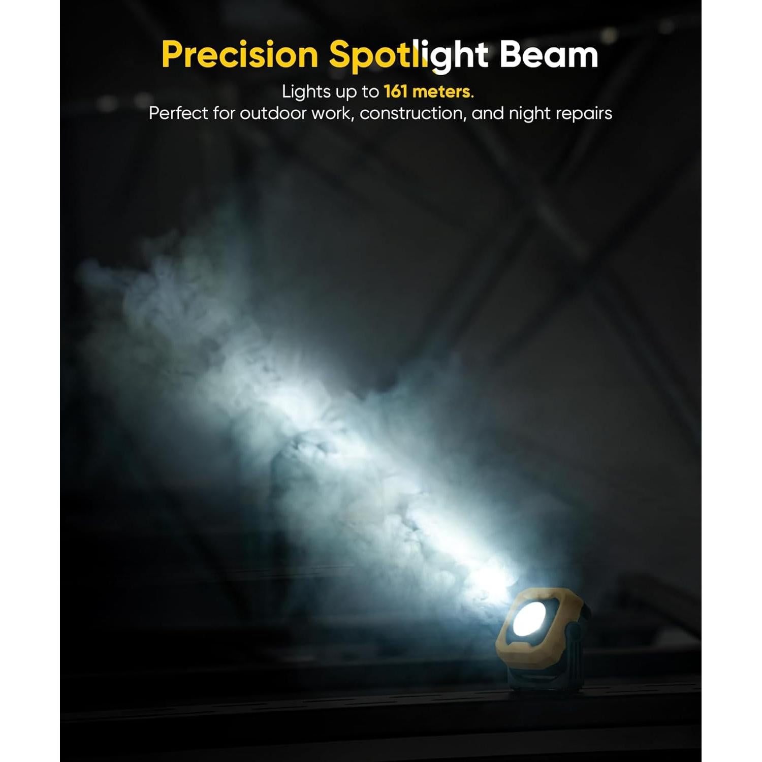 Luz de Trabajo Recargable LED Hotligh 1200LM IPX4 4000mAh