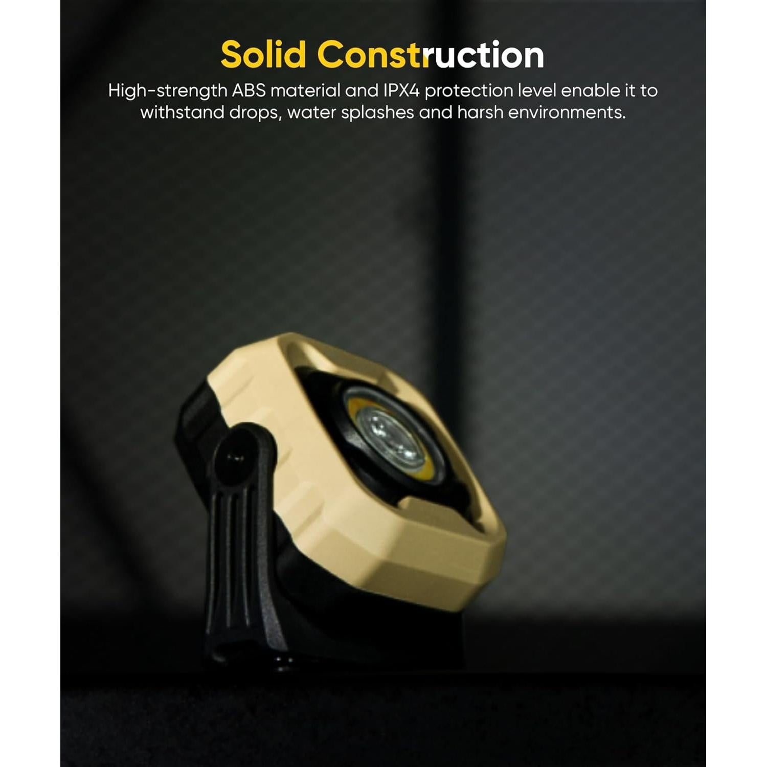 Luz de Trabajo Recargable LED Hotligh 1200LM IPX4 4000mAh