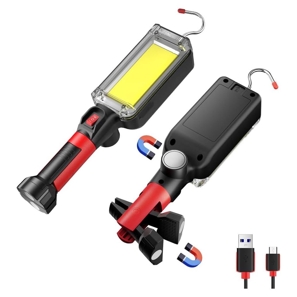 Luz de Trabajo LED Recargable SHiLiPAi 700 Lúmenes IPX4