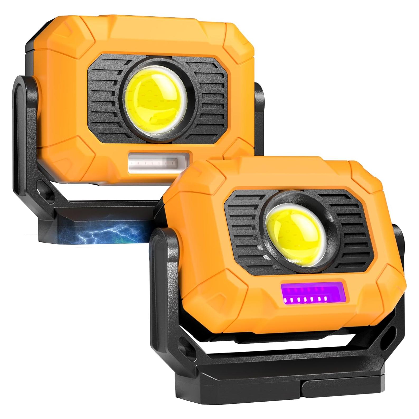 Luz de Trabajo Magnética Recargable Adelante 1500LM 12 Modos