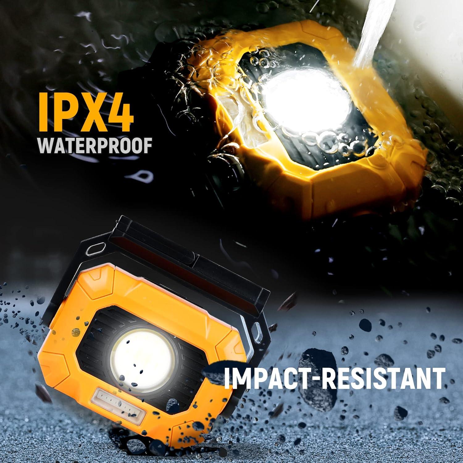 Luz de Trabajo Magnética Recargable Adelante 1500LM 12 Modos