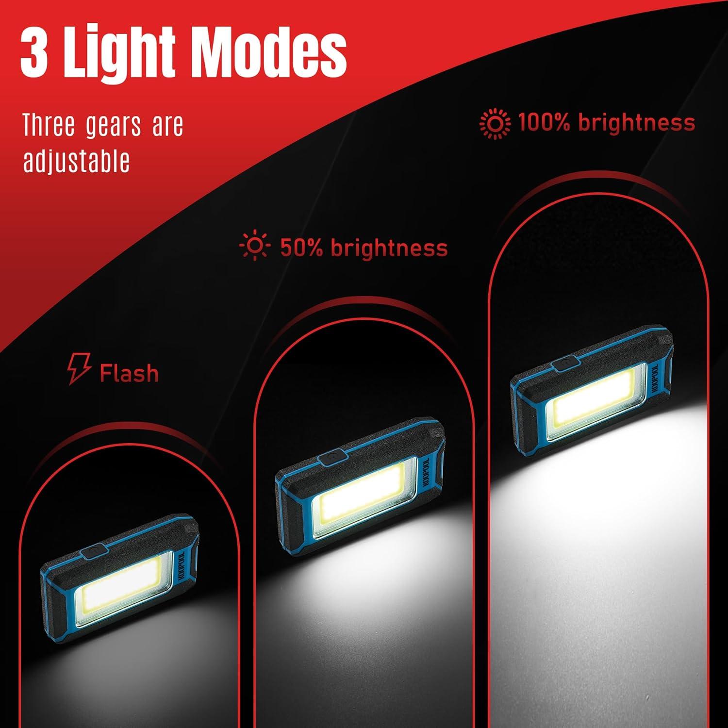 Paquete de 2 luces de trabajo LED KOOPOOL 1500 lúmenes 40W