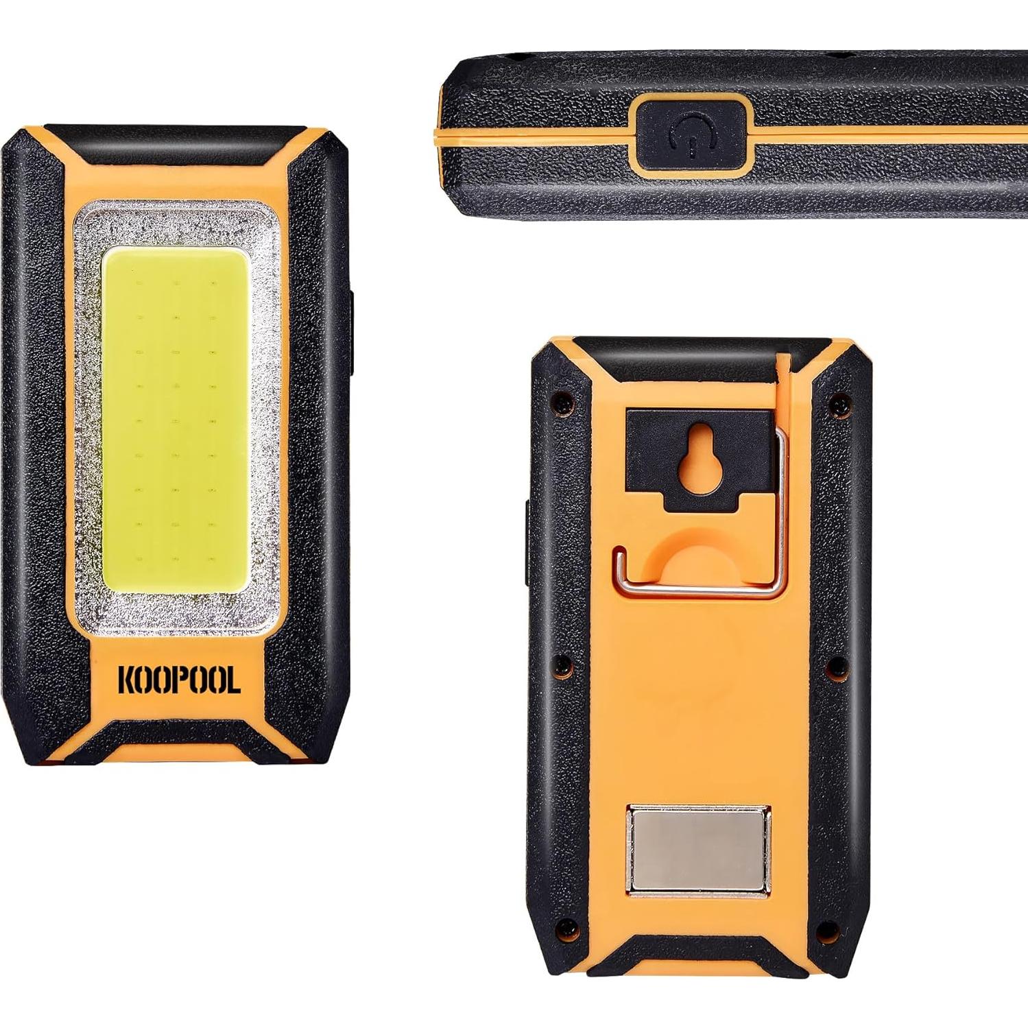 Paquete de 2 luces de trabajo LED KOOPOOL 1500 lúmenes 40W