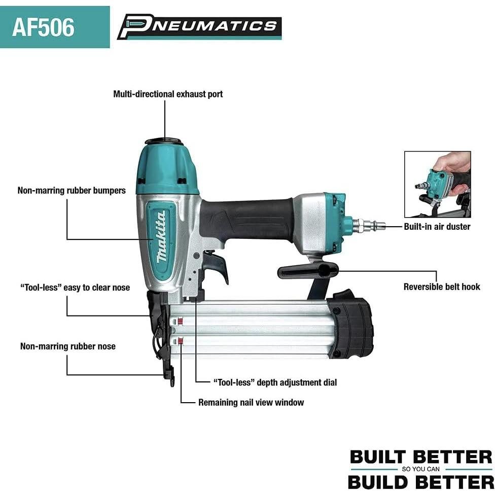 Clavadora de Brad Makita AF506 18 Gauge 1.30 kg