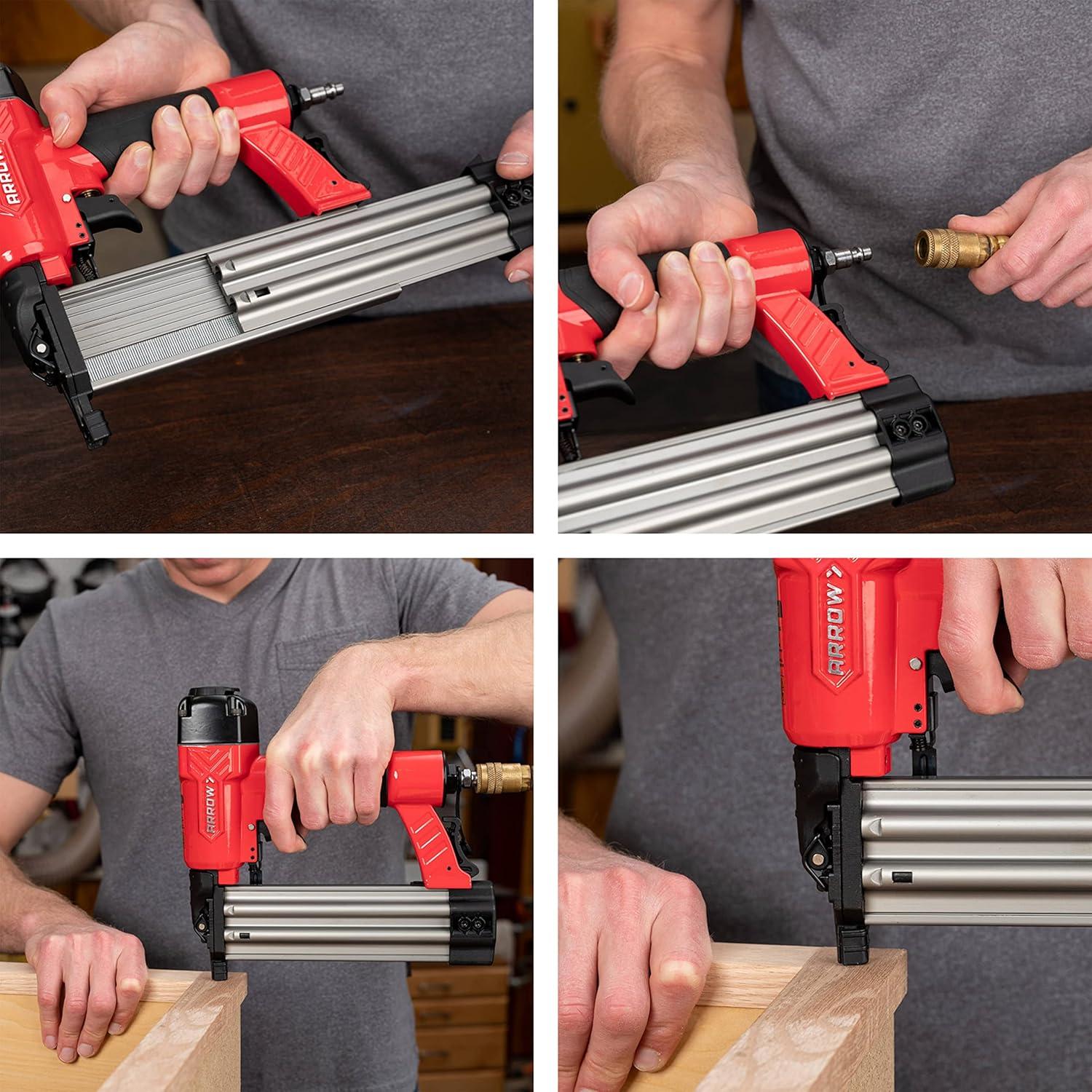 Clavadora neumática Arrow PT18G 18 calibres sin aceite