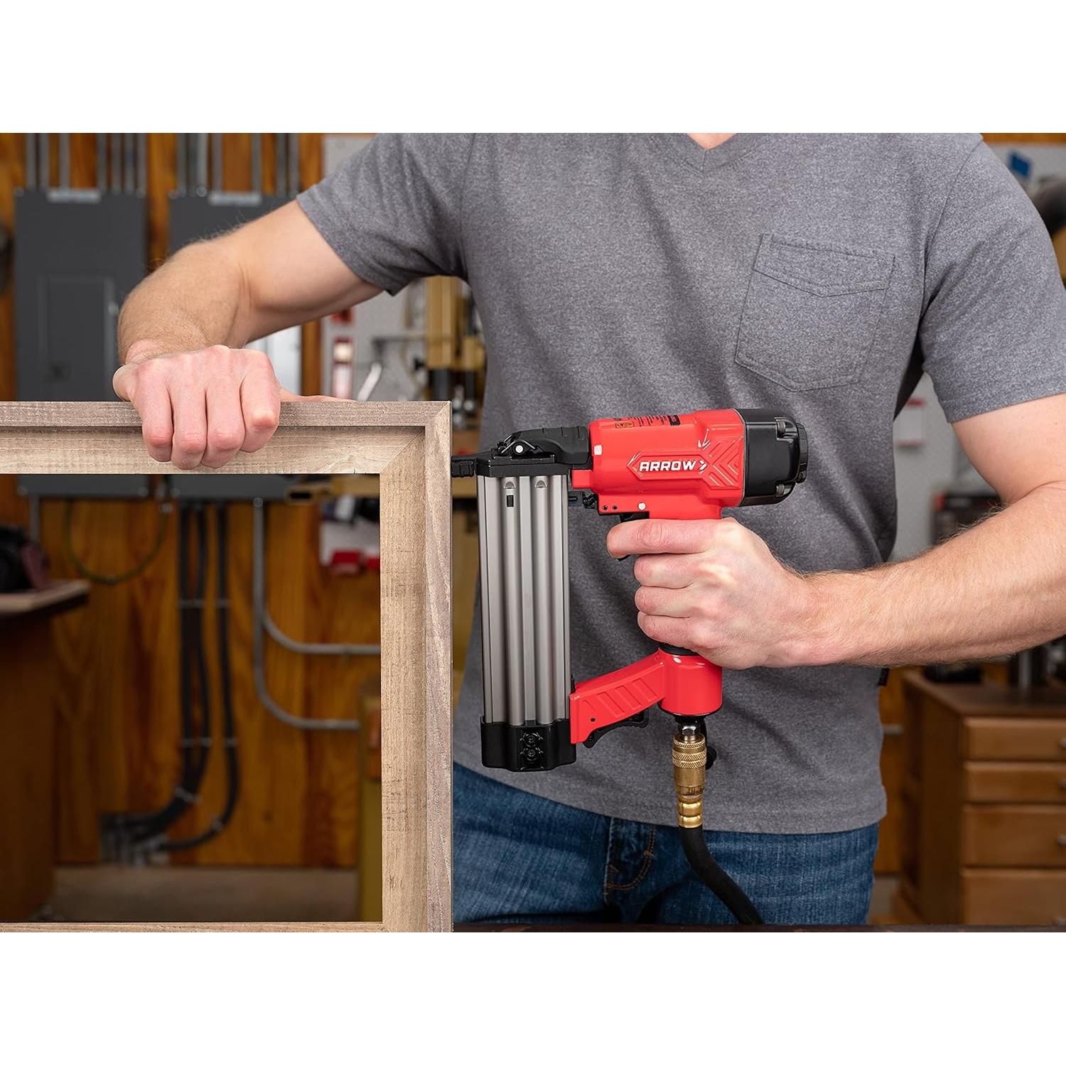 Clavadora neumática Arrow PT18G 18 calibres sin aceite