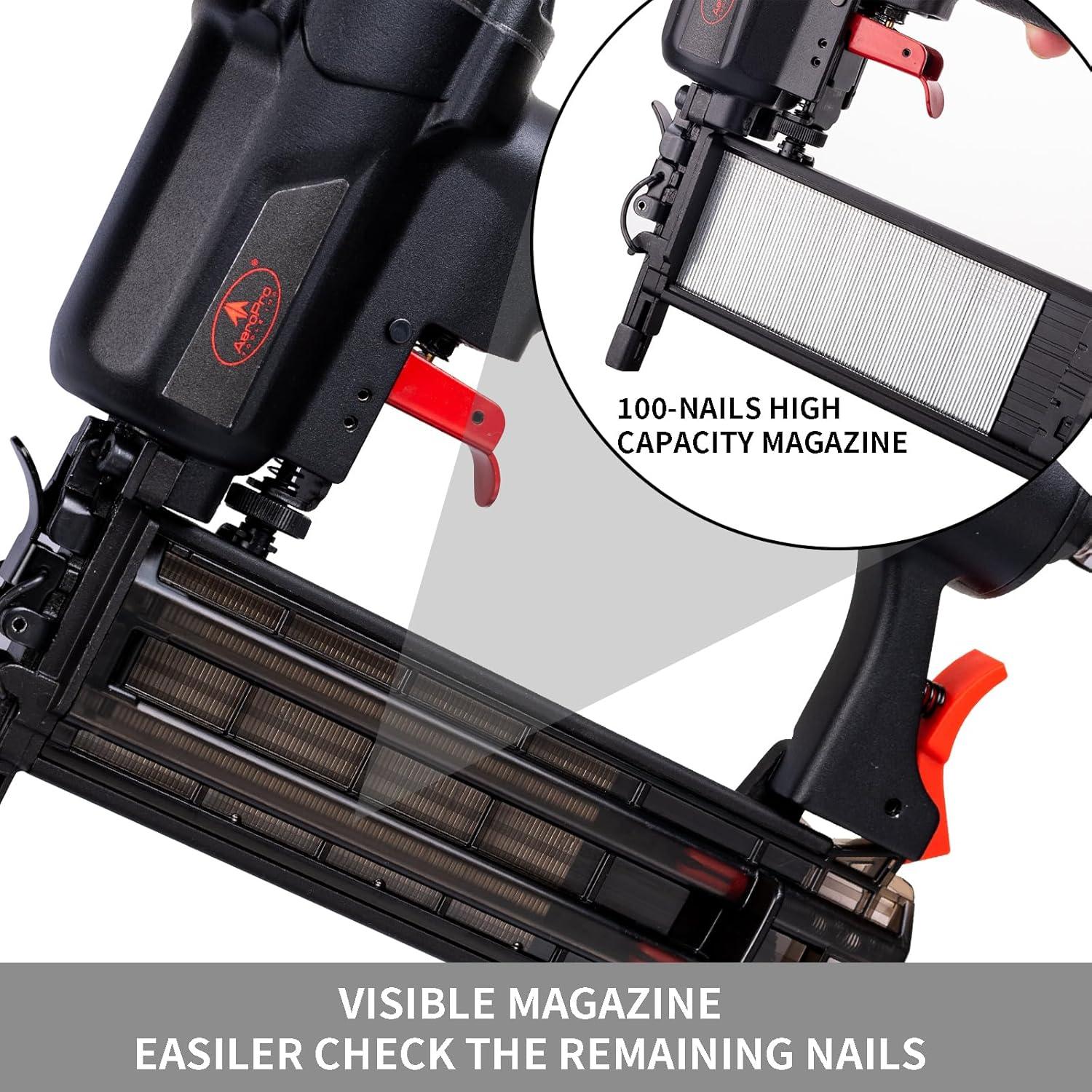 Clavadora Neumática AEROPRO AF50 18 Calibre 1000 Clavos