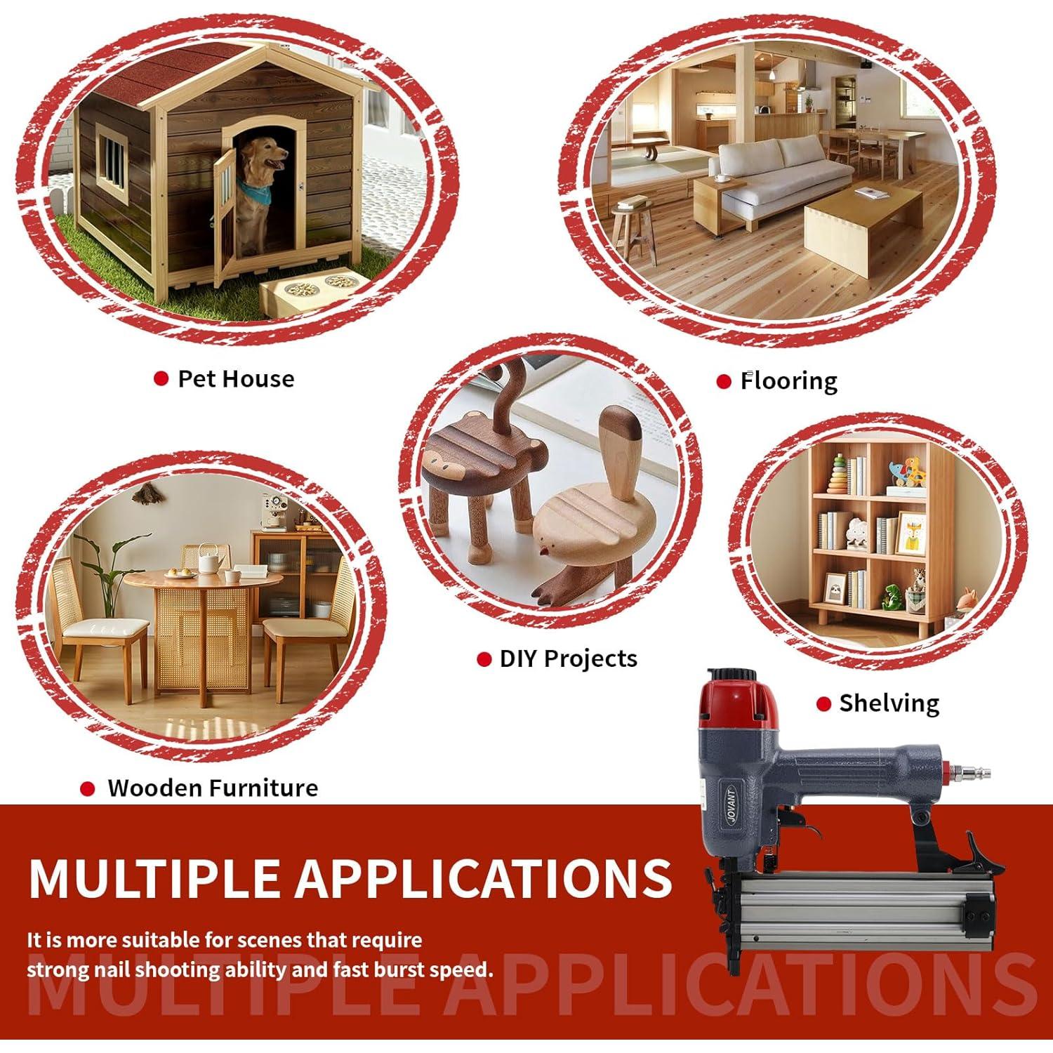 Clavadora neumática 18GA Jovant 2 en 1 para tapicería