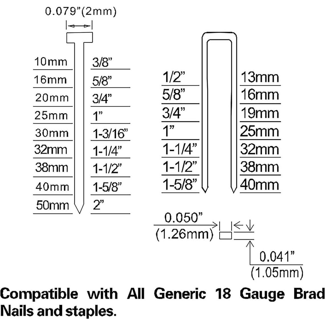 Clavadora de Aire 2-en-1 NuMax S2-118G2 18 Calibre Ligera