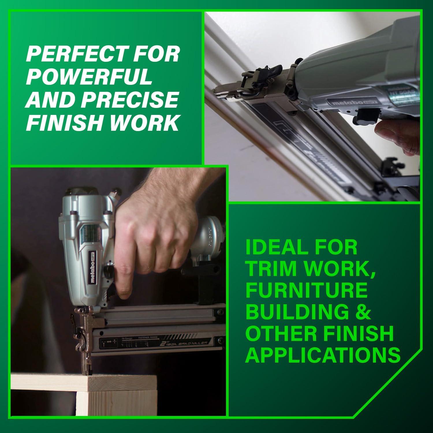 Clavadora de Brad Metabo HPT NT50A5 18 Gauge Neumática