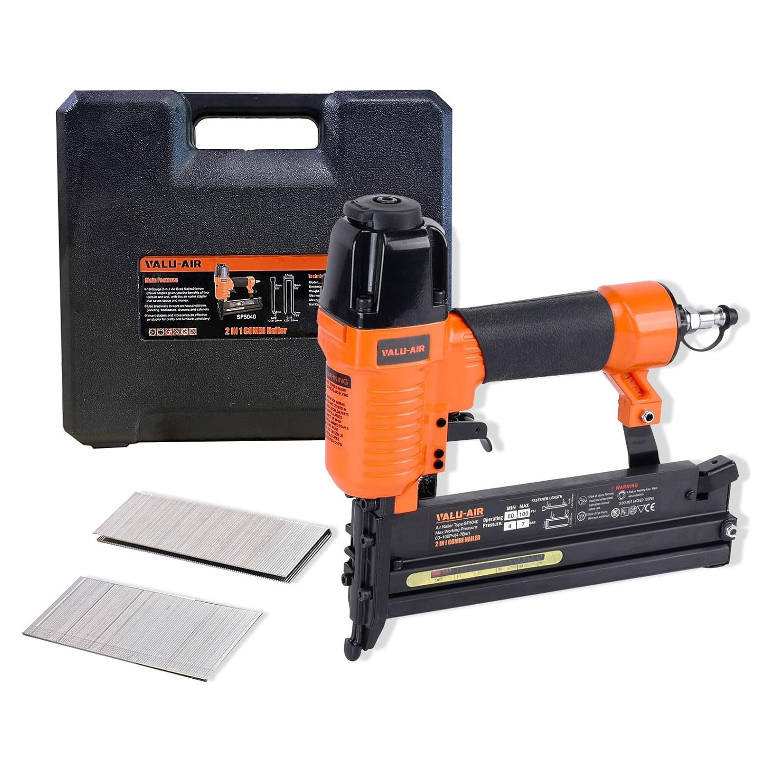 Clavadora Neumática Valu-Air SF5040 2-en-1 18 Gauge