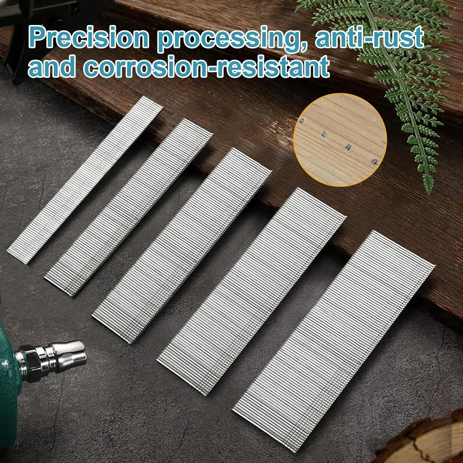 Clavos Brad 18GA Galvanizados BaBaYang 1500PCS 5 Tamaños