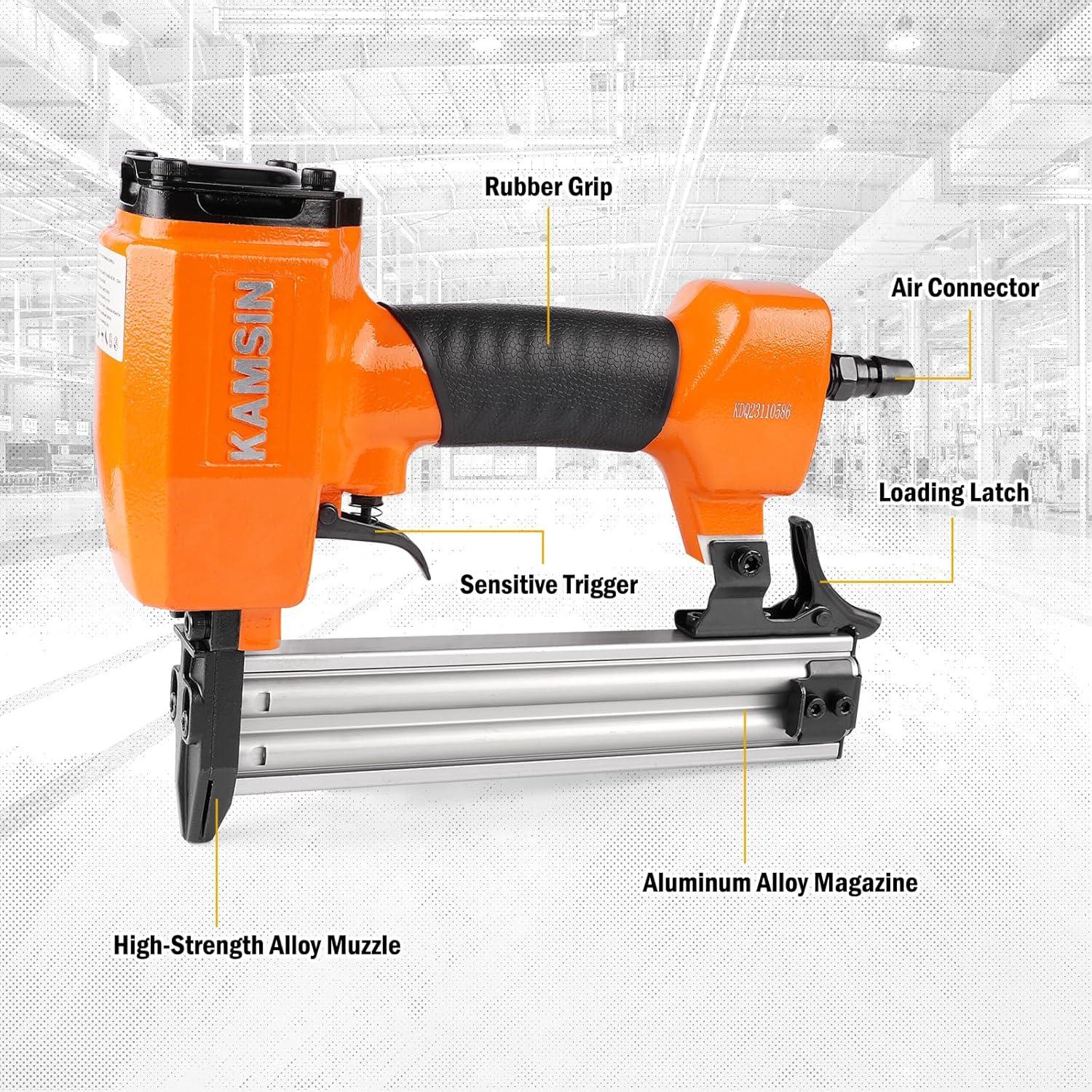 Clavadora Neumática KAMSIN F30 18 Gauge 10-30mm para Carpintería