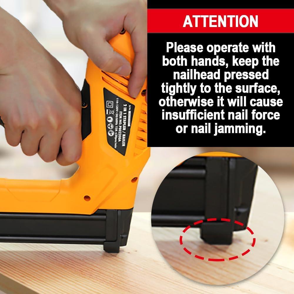 Clavadora Eléctrica 2 en 1 Hoteche P802208A 12A 2000 Piezas