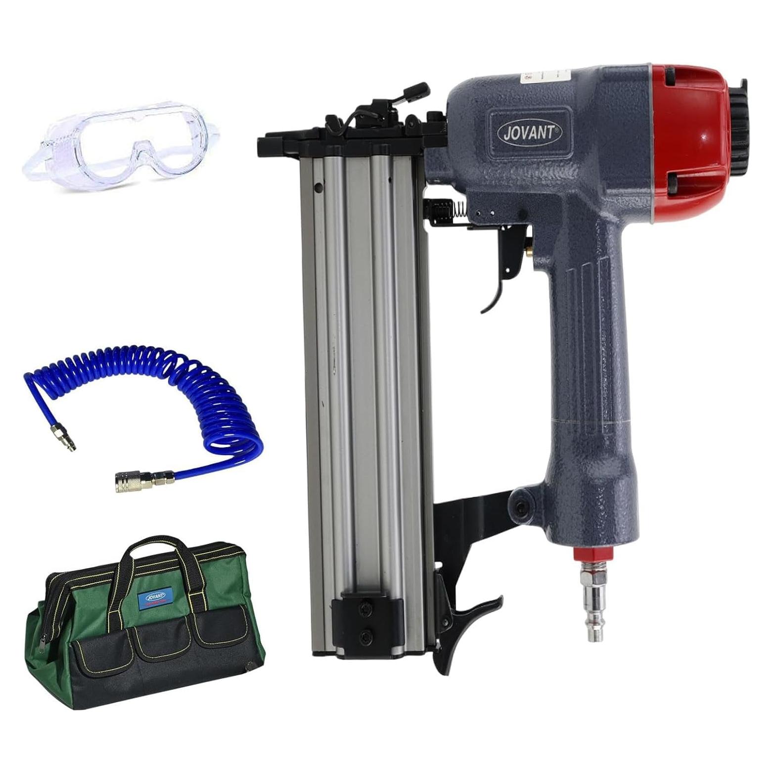 Clavadora neumática 18GA Jovant 2 en 1 con accesorios