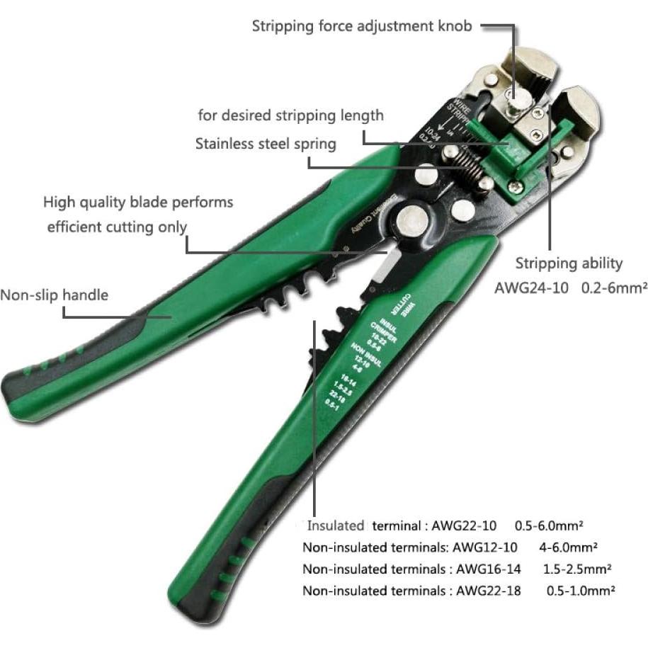 Crimpadora Automática Bestol 0.2-6mm2 para Cables