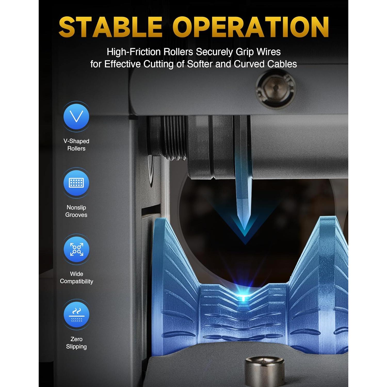 Desforradora Automática de Cables CREWORKS 550W 0.15-4.06 cm