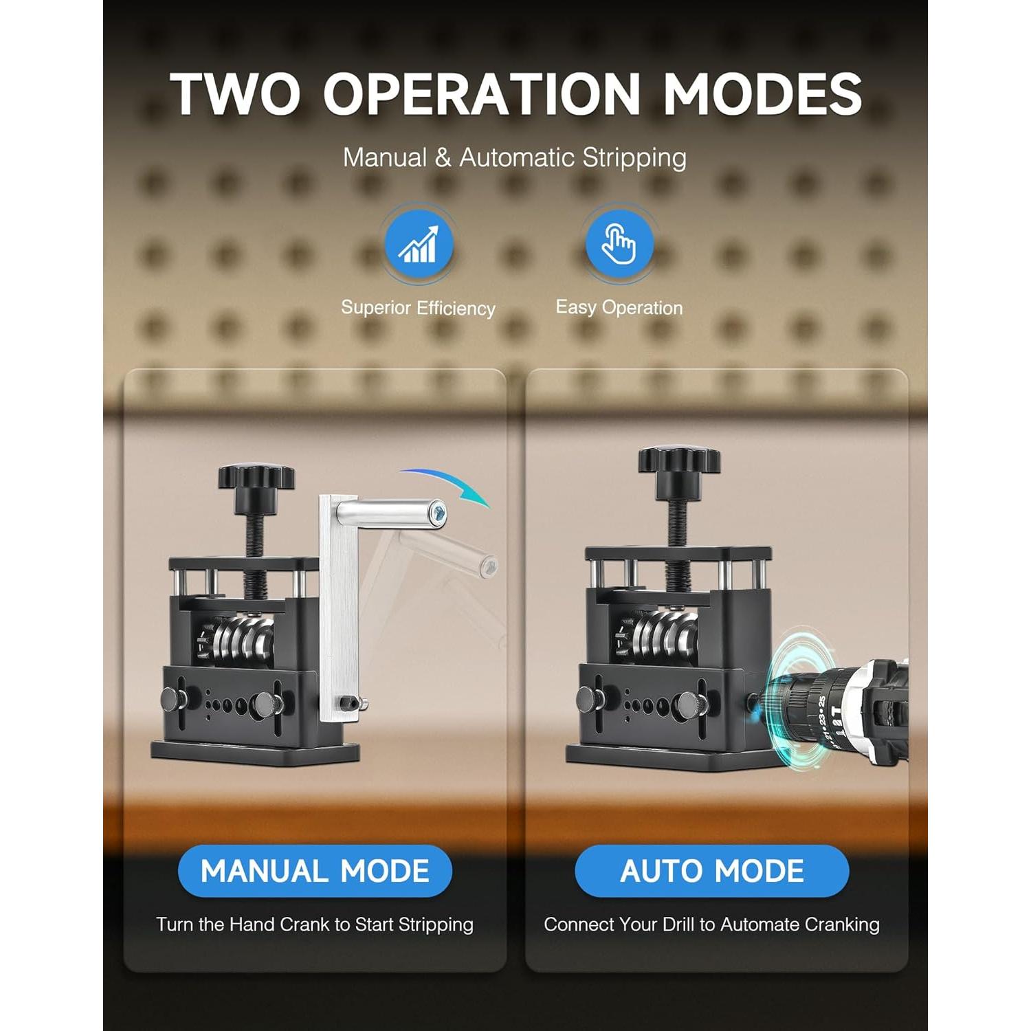 Máquina Manual Desforradora de Cables CREWORKS WSM-SD6T-00