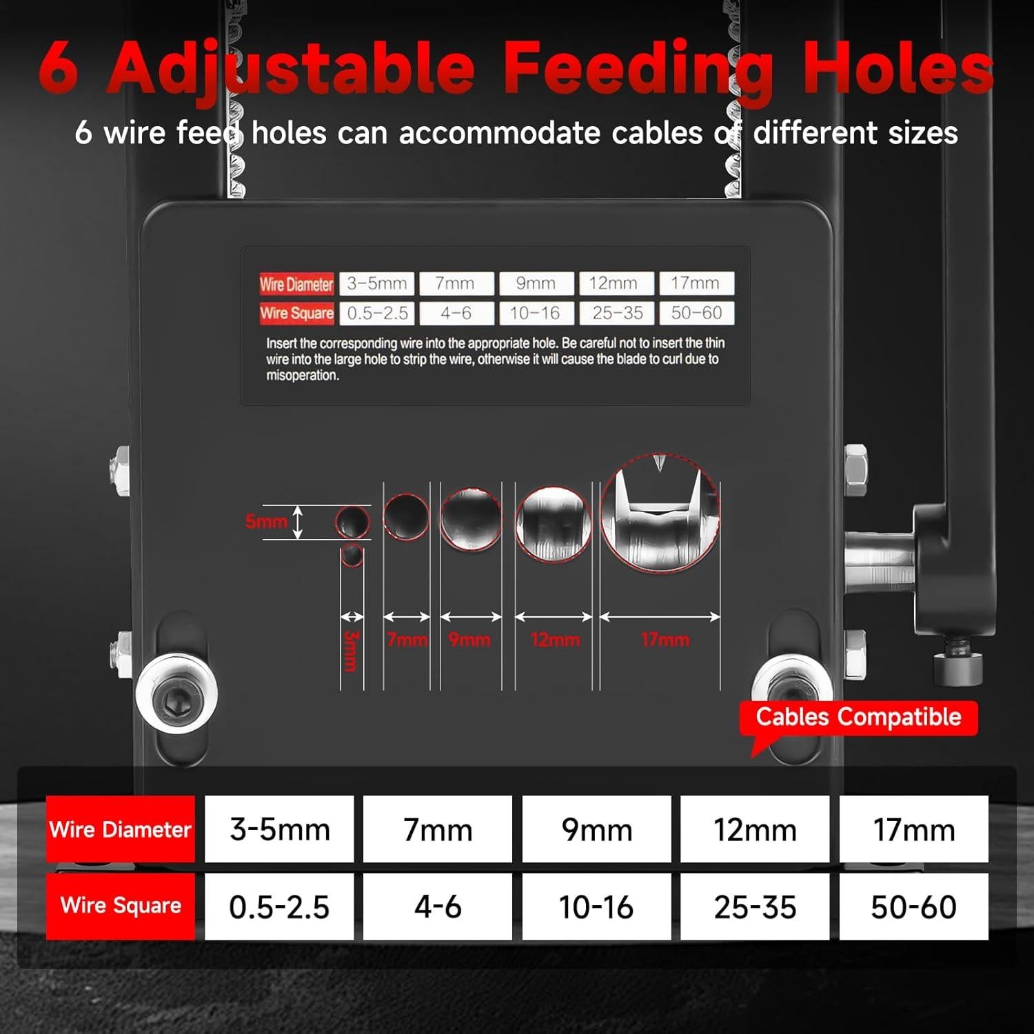 Desforradora de Cables Manual Sykart FGWX225-04 6 Canales