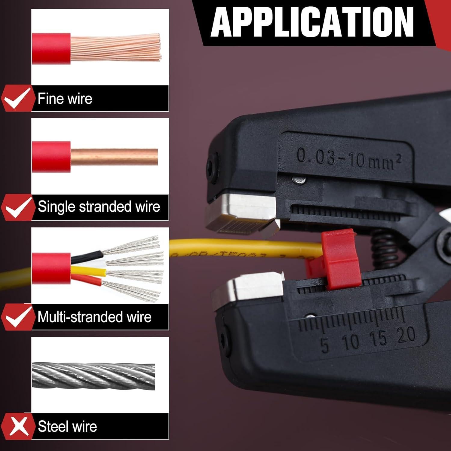 Desforrador de Cables 2 en 1 LEONTOOL para 7-32 AWG