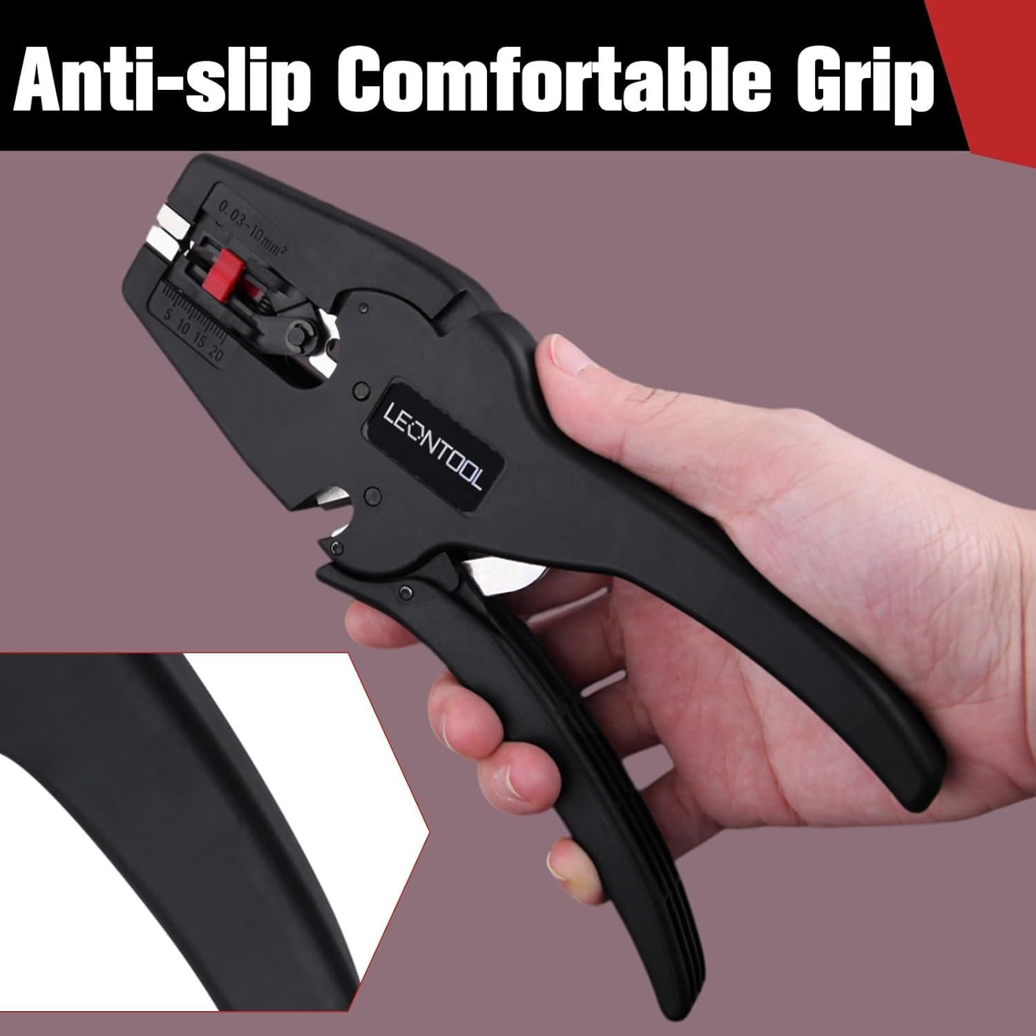 Desforrador de Cables 2 en 1 LEONTOOL para 7-32 AWG