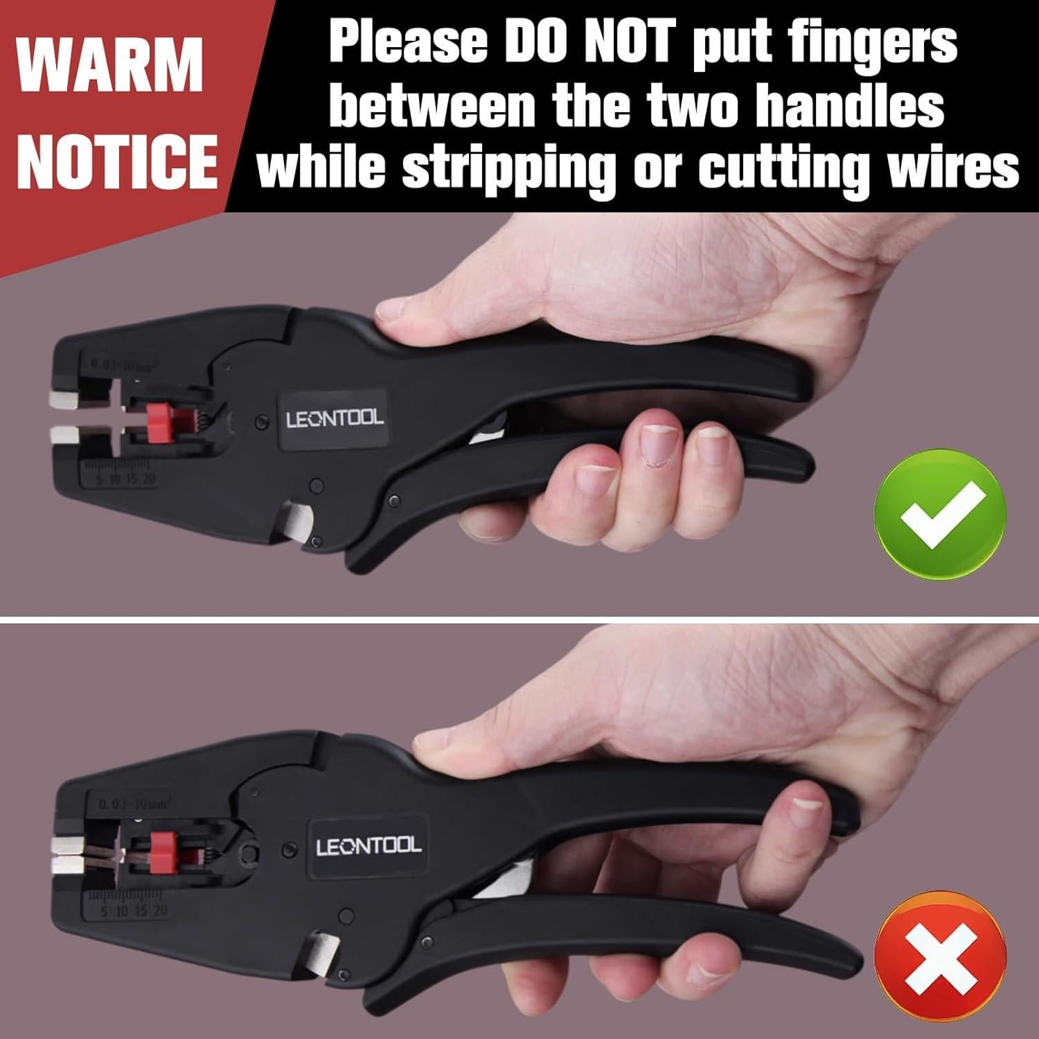 Desforrador de Cables 2 en 1 LEONTOOL para 7-32 AWG