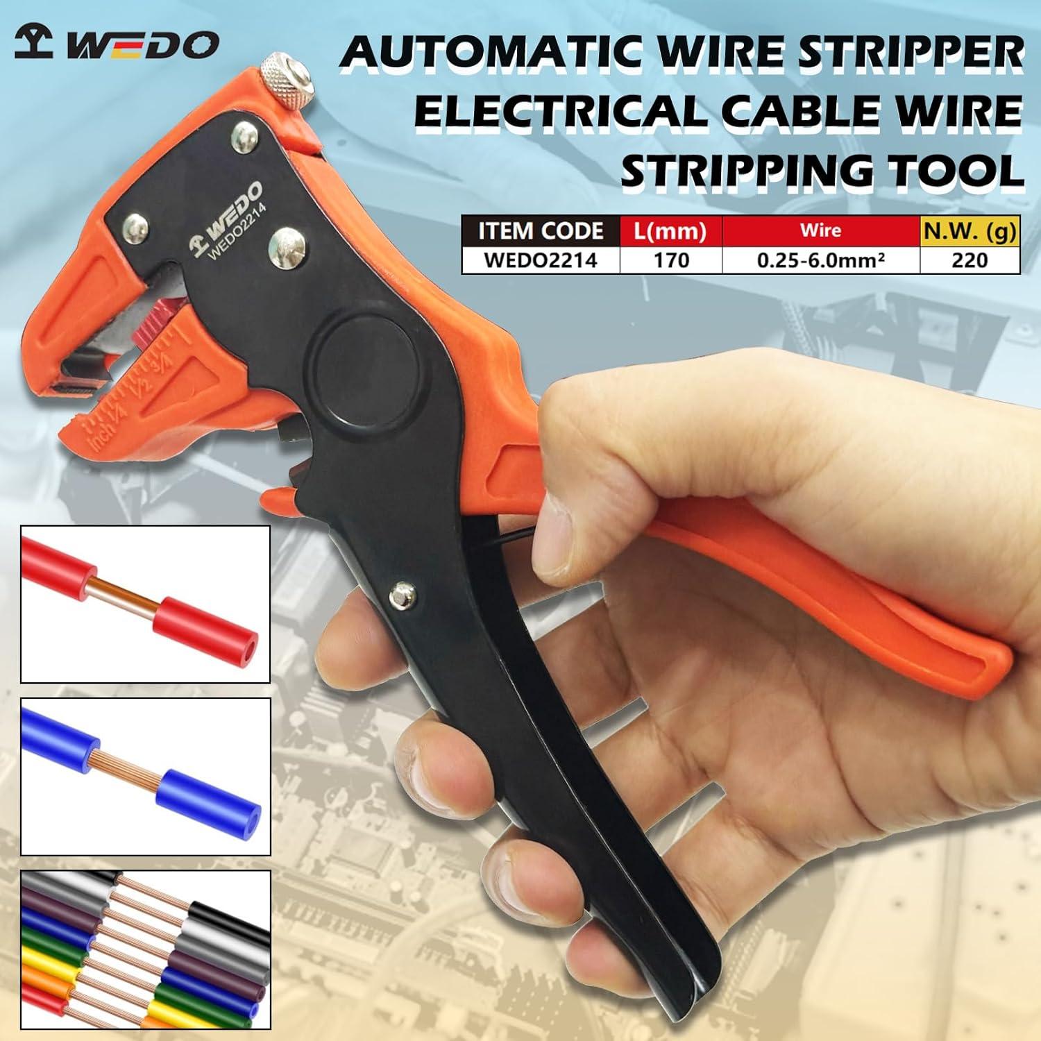 Destripador y Cortador de Cables Automático WEDO 0.25-6mm²