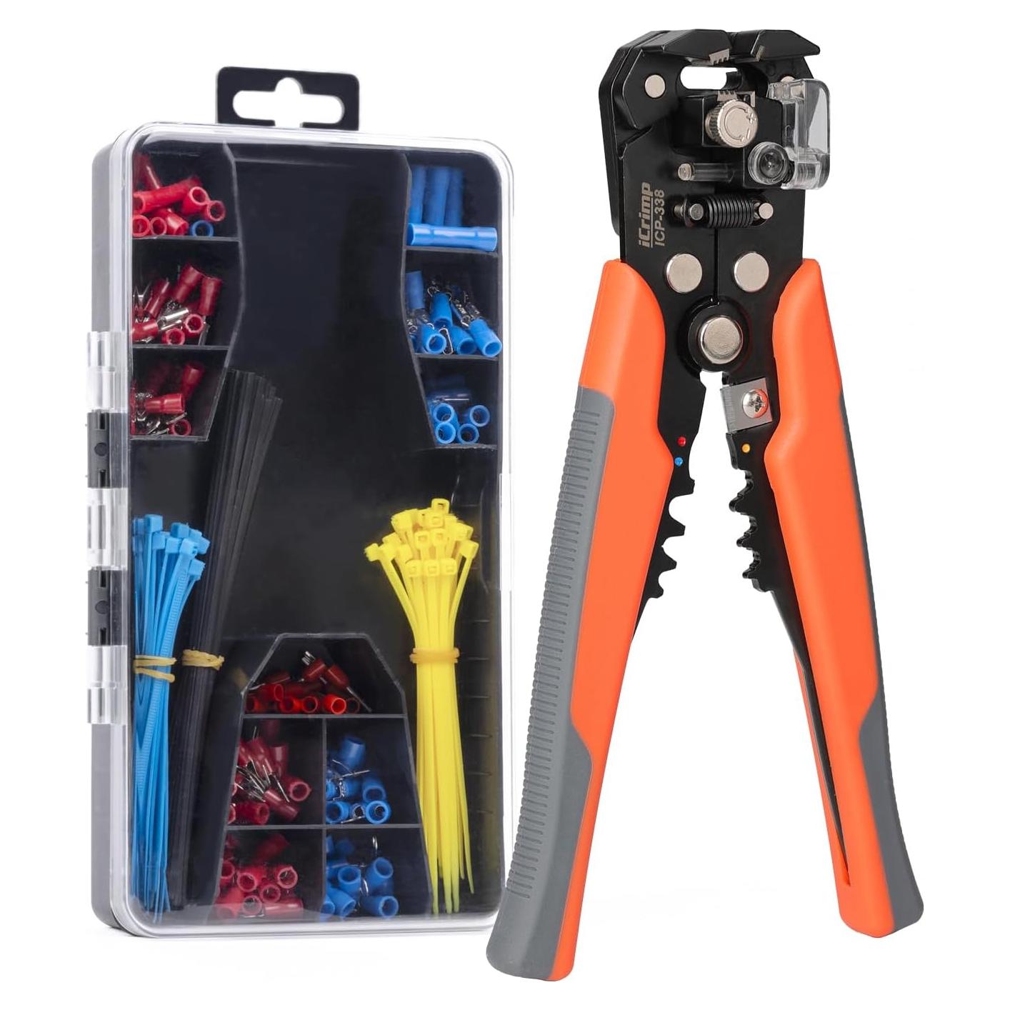 Kit de Pelado de Cables iCrimp ICP-338 260PCS 22-10 AWG