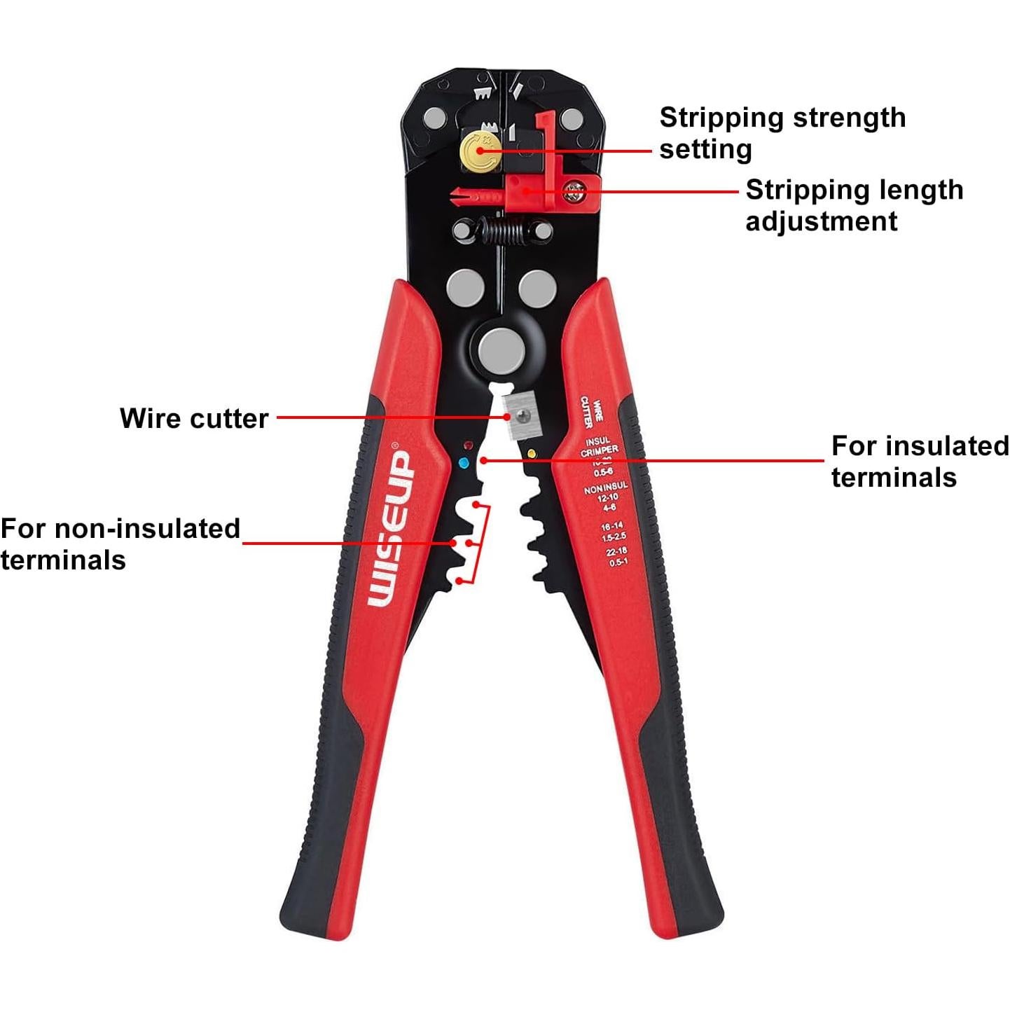 Pelacables Automático WISEUP 3 en 1 Ajustable 0.35 kg