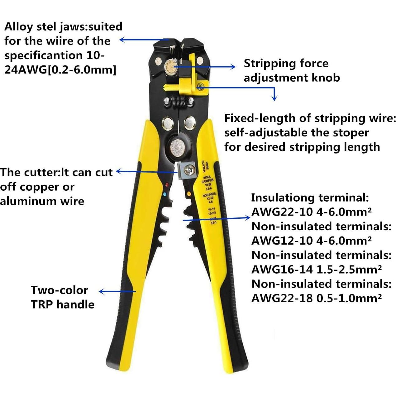 Pelacables Multifuncional SZHuiDaXing 20.32 cm Autoajustable