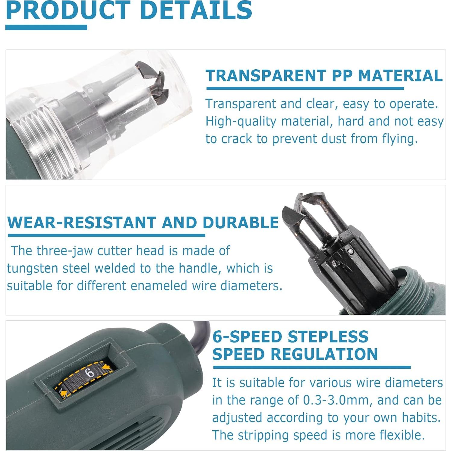 Pelacables de Mano MXBAOHENG 75W 110V Raspador de Pintura